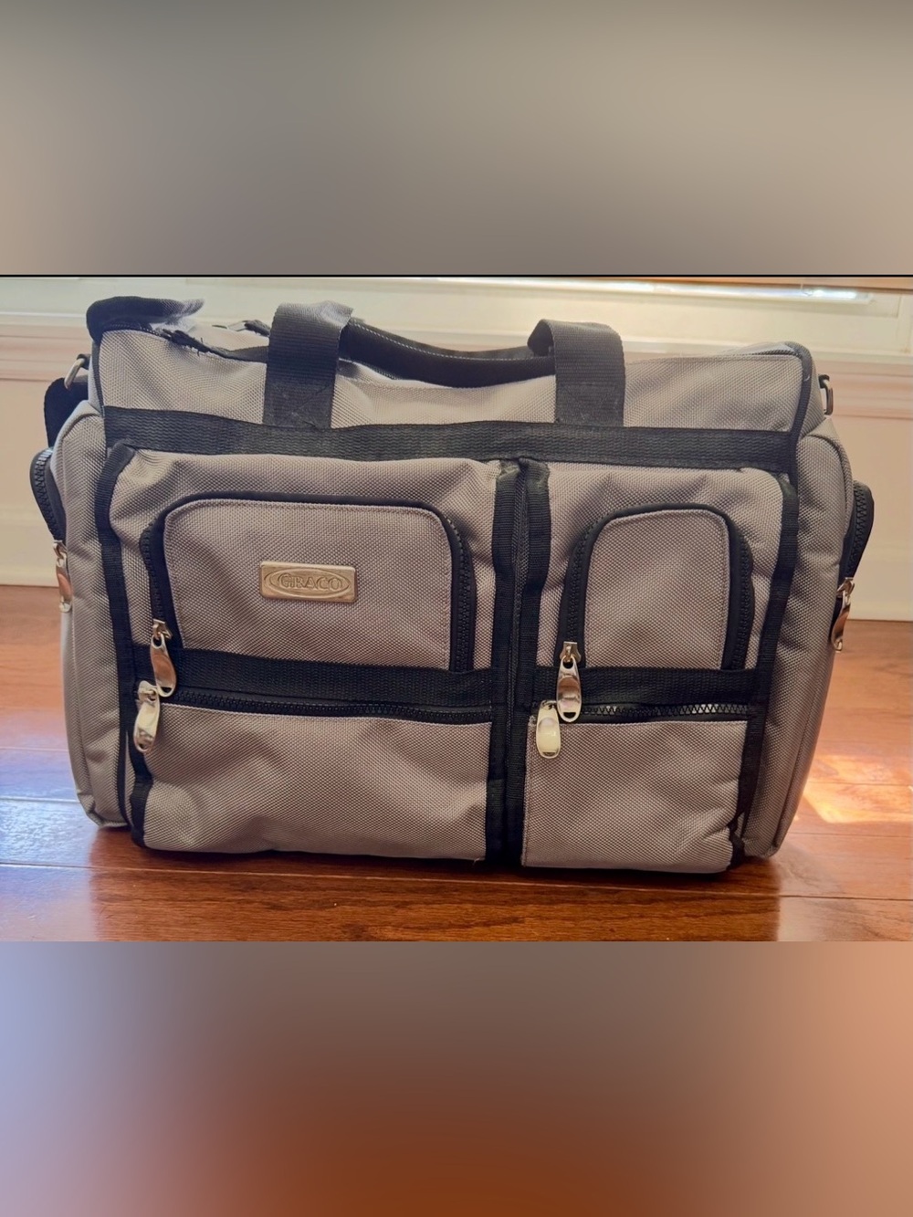 Gray Multi-Pocket Diaper Bag - Graco